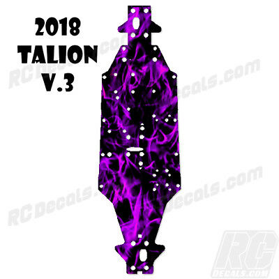 Arrma Talion 6S BLX (2018) (V3) Chassis Protector - Purple Flames 