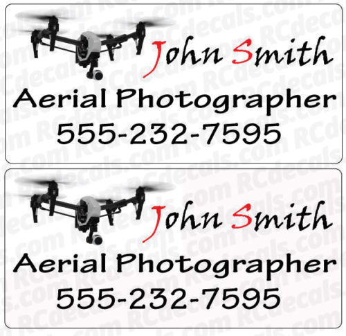 Custom Vehicle Sign for Drone/Vehicle Aerial Photography (Set of 2) 